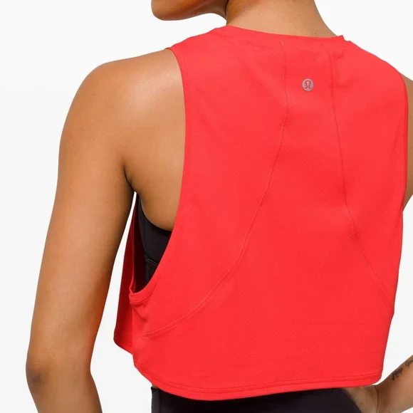 Lululemon Muscle Love Crop Tank *hot Pink - Picture 3 of 6